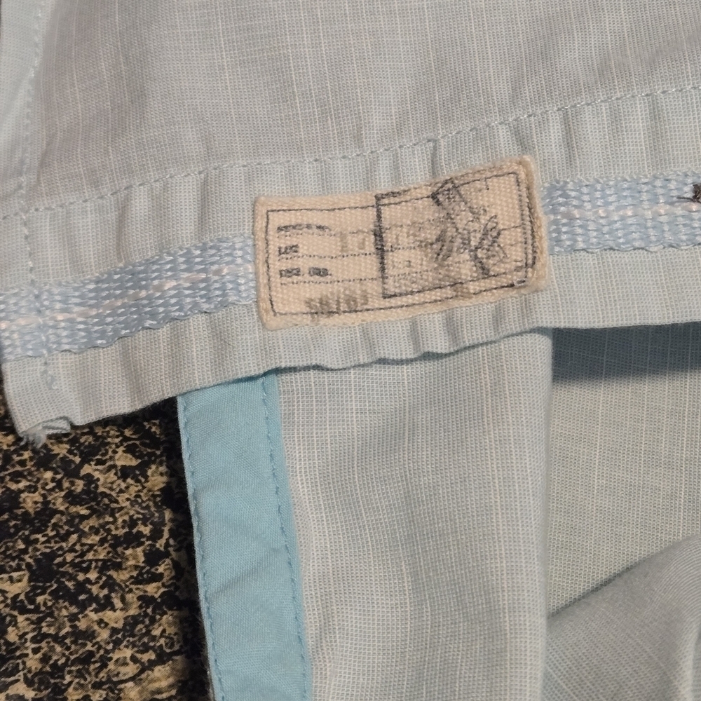 Colours by Alexander Julian Vintage Men size S Blue Long Sleeve Button Up Shirt - Picture 8 of 16